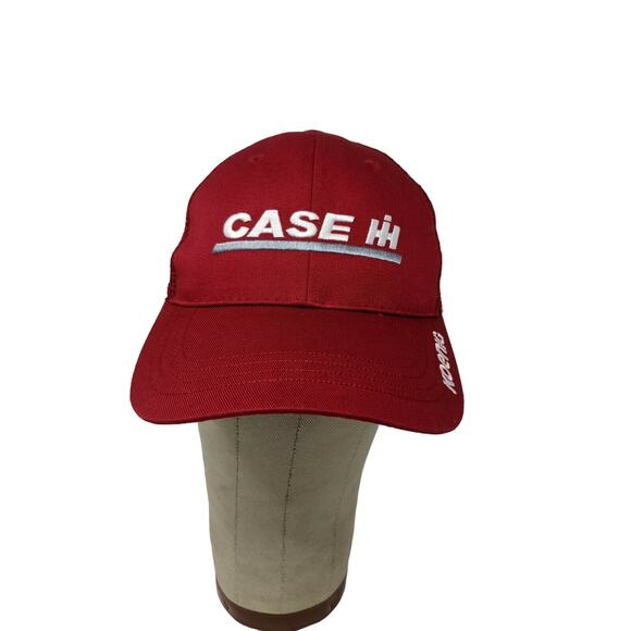 Case International Harvester IH Koenig Baseball Hat Cap Snapback Meshback Red - Picture 2 of 11